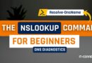 The nslookup command for beginners