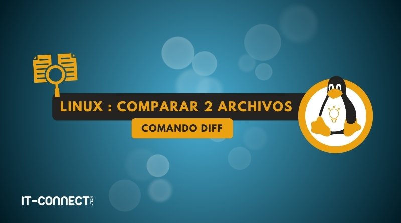 Linux - comparar 2 archivos con el comando diff