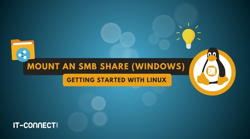 Linux - mount an SMB share Windows